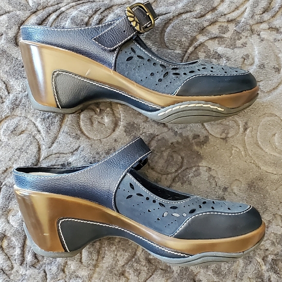 LEATHER WHITE MOUNTAIN CLOGS SZ 5.5 - Picture 5 of 11